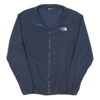 THE NORTH FACE Mens Navy Blue Jacket M Polyester Blend Zip Outdoor Casual