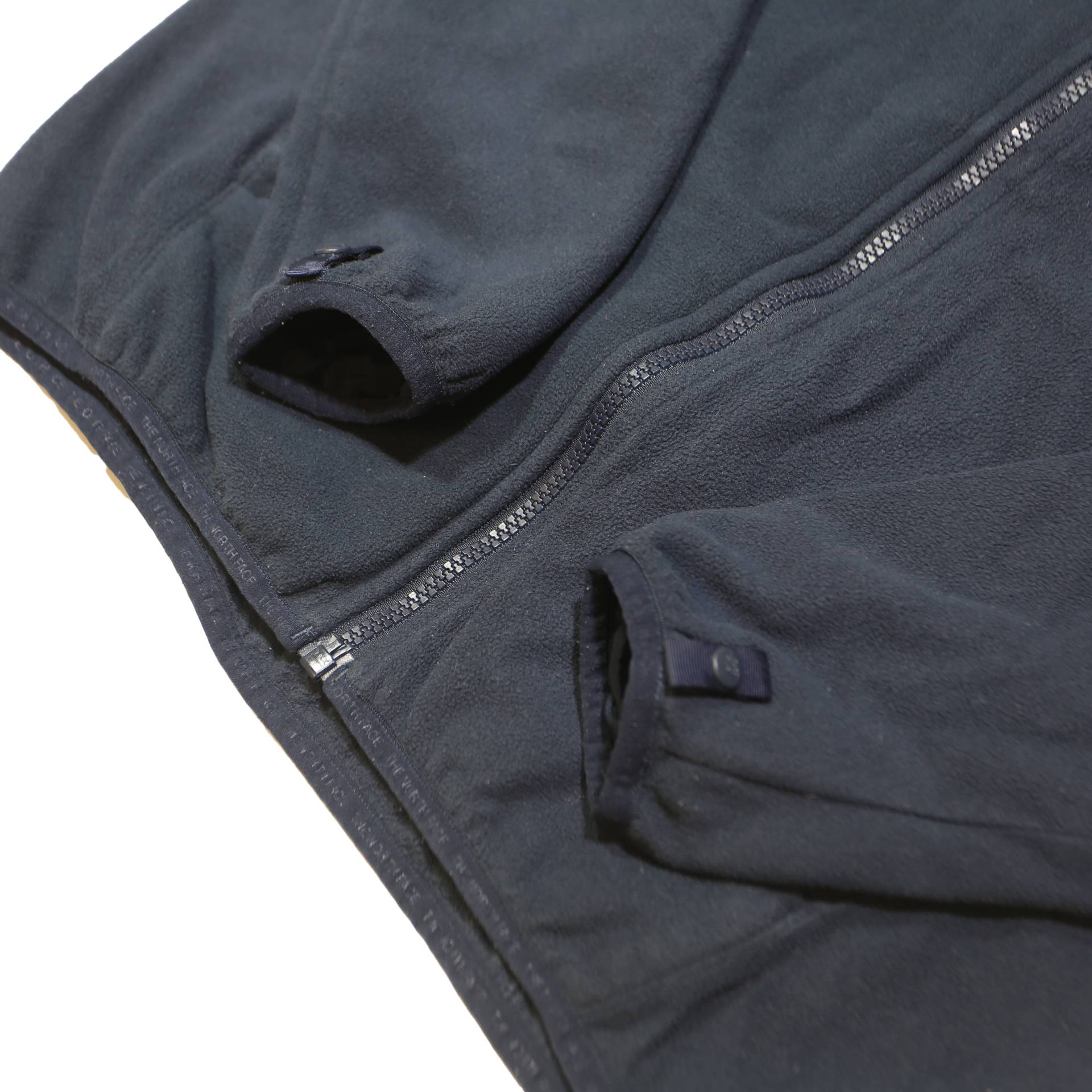 THE NORTH FACE Mens Navy Blue Jacket M Polyester Blend Zip Outdoor Casual