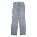 LEVI'S 506 Mens Jeans Blue Regular Straight Denim Light W26 L32 Classic Fit Zip