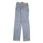 LEVI'S 506 Mens Jeans Blue Regular Straight Denim Light W26 L32 Classic Fit Zip