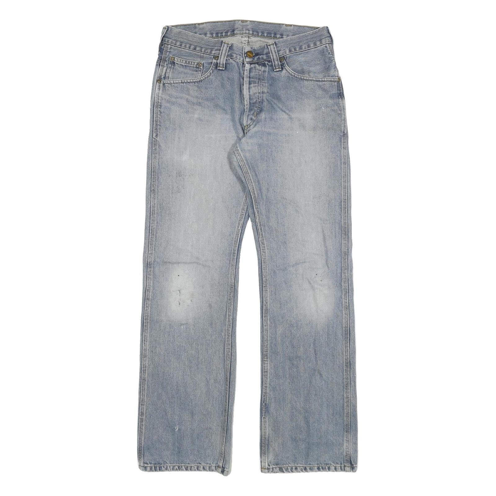 CARHARTT Mens Jeans Blue Regular Straight Denim Medium W30 L31 Classic Workwear