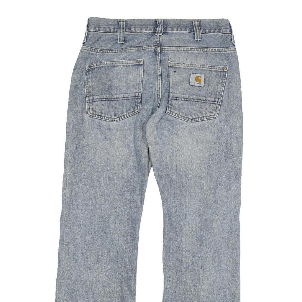 CARHARTT Mens Jeans Blue Regular Straight Denim Medium W30 L31 Classic Workwear