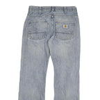 CARHARTT Mens Jeans Blue Regular Straight Denim Medium W30 L31 Classic Workwear