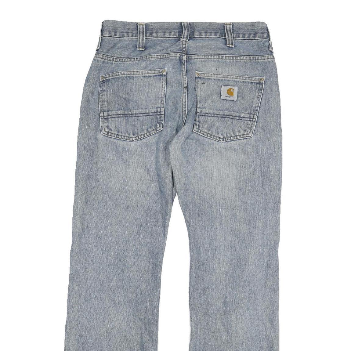 CARHARTT Mens Jeans Blue Regular Straight Denim Medium W30 L31 Classic Workwear