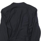 BOSS HUGO BOSS Mens Black Double Breasted Wool Jacket M Satin Lapel Classic Fit