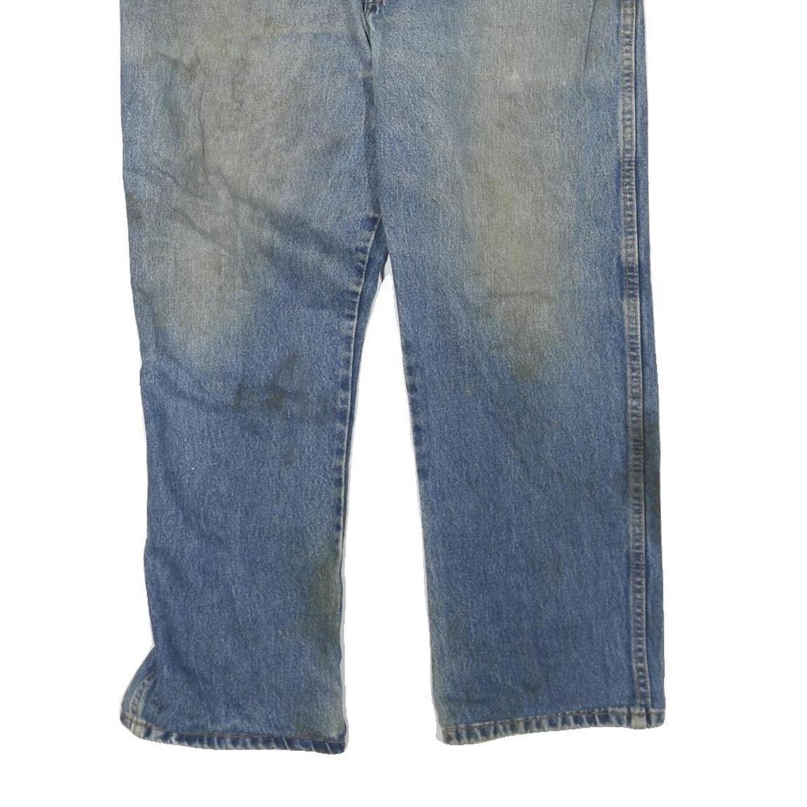 DICKIES Mens Blue Regular Straight Denim Jeans W38 L27 Workwear Zip Closure