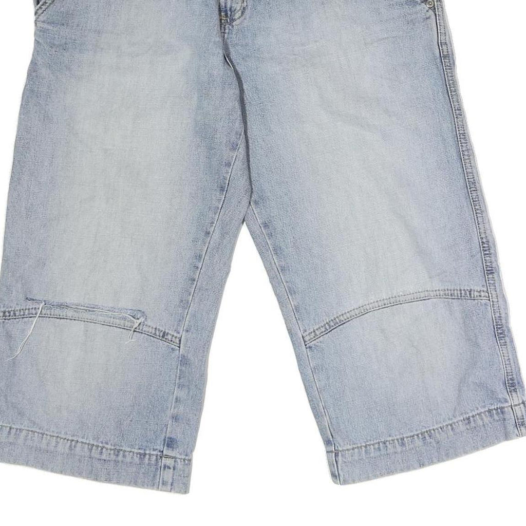 LERROS Mens Light Blue Denim Casual Shorts M W32 Cotton Cotton Blend Relaxed Fit