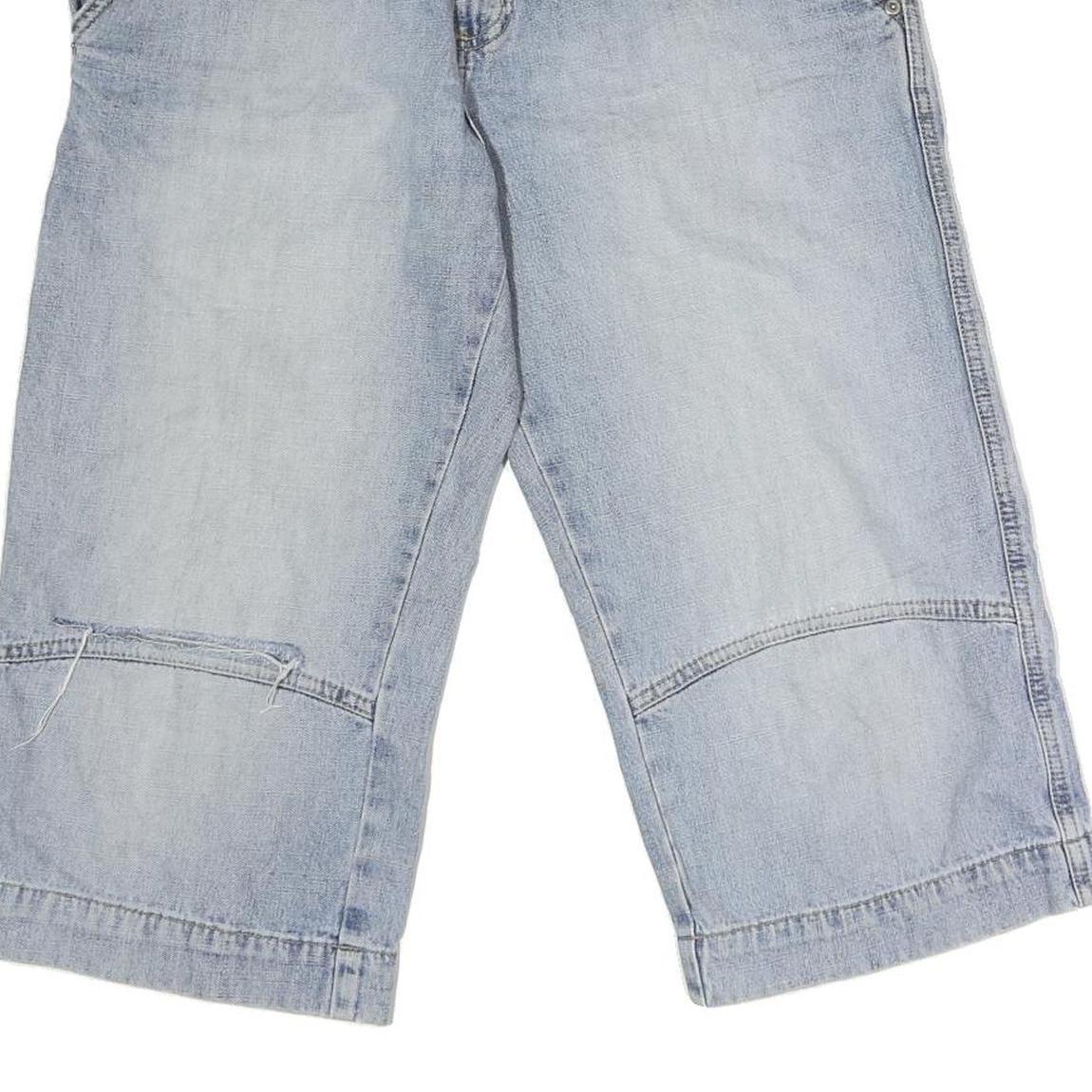 LERROS Mens Light Blue Denim Casual Shorts M W32 Cotton Cotton Blend Relaxed Fit