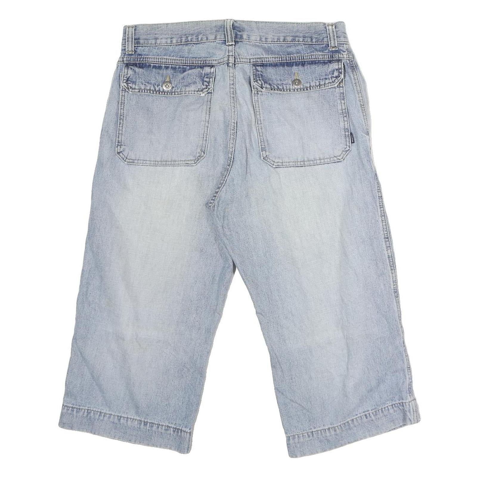 LERROS Mens Light Blue Denim Casual Shorts M W32 Cotton Cotton Blend Relaxed Fit