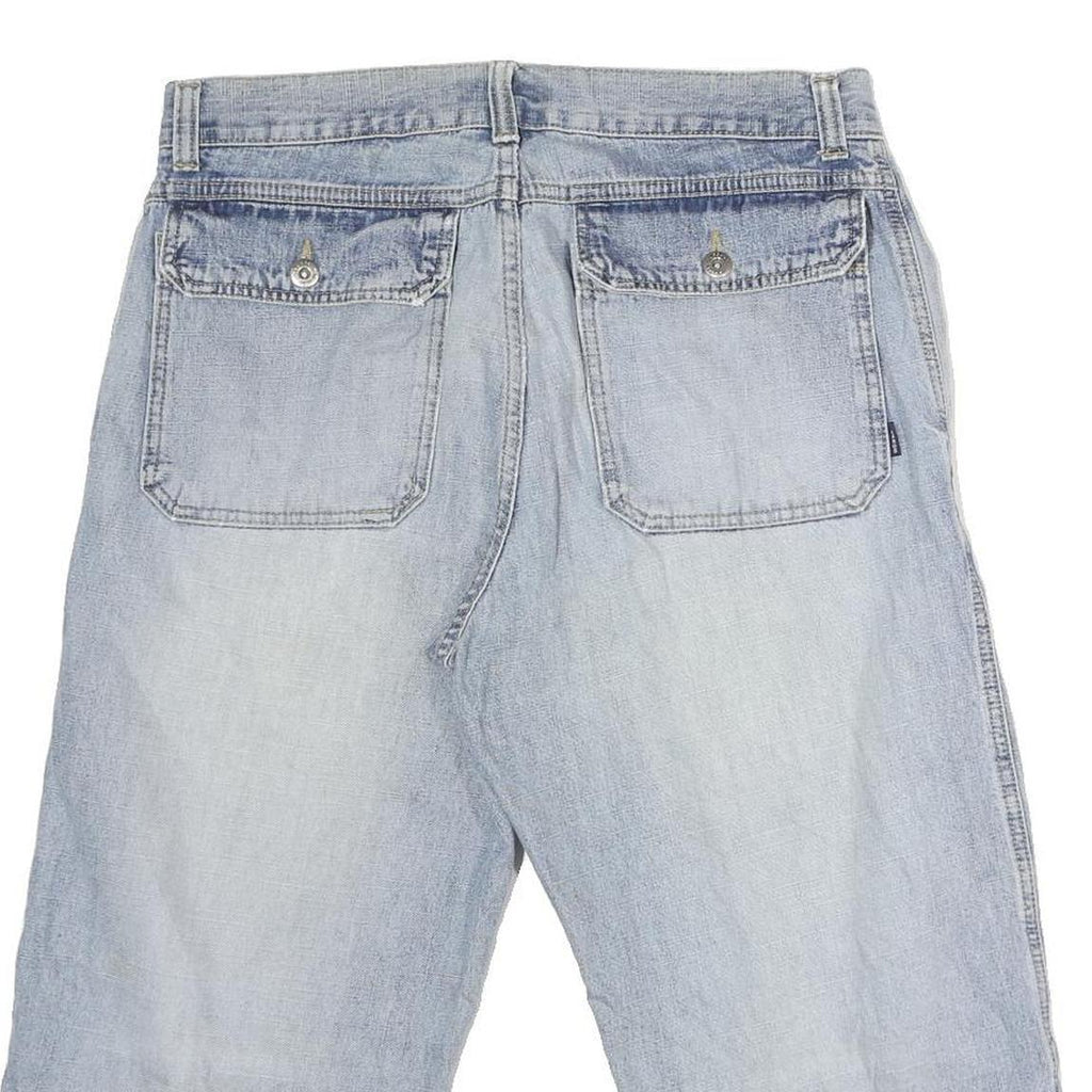 LERROS Mens Light Blue Denim Casual Shorts M W32 Cotton Cotton Blend Relaxed Fit