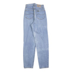 LEE Womens Light Blue Regular Fit Straight Denim Jeans W24 L30 Classic Cotton