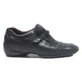 TOD'S Womens Black Leather Loafers UK 3 Elegant Comfortable Slip-On Shoes