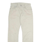 LEVI'S Mens Cotton Beige Regular Straight Trousers W28 L29 Classic Casual Zip