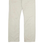 LEVI'S Mens Cotton Beige Regular Straight Trousers W28 L29 Classic Casual Zip