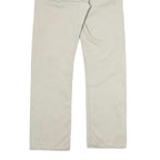 LEVI'S Mens Cotton Beige Regular Straight Trousers W28 L29 Classic Casual Zip