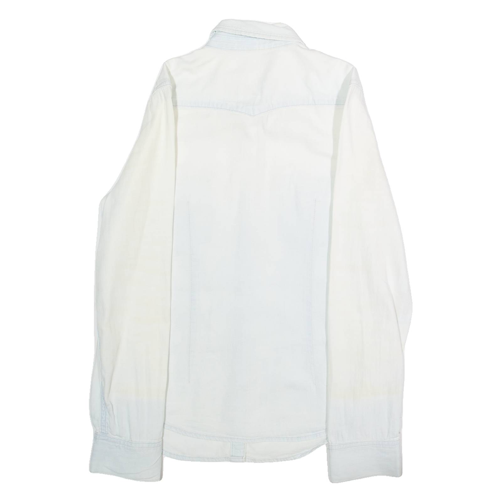 GAP Womens Plain Shirt Blue Long Sleeve XS