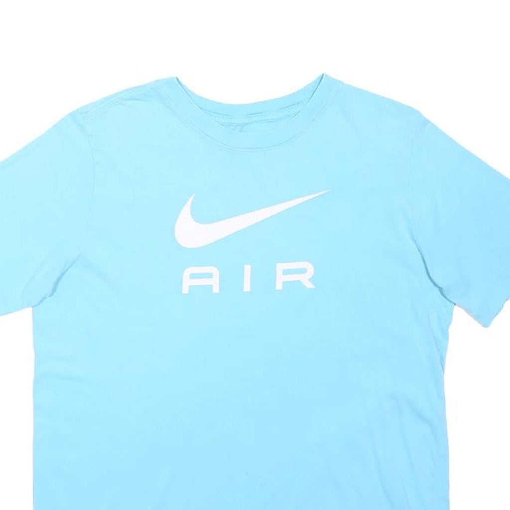 NIKE Boys Blue XL Air Graphic T-Shirt Short Sleeve Crew Neck Casual Sportswear
