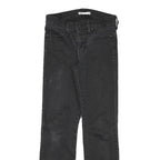 LEVI'S Womens Regular Fit Black Denim Cotton Blend Zip W27 L28 Classic Pocket