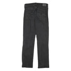 LEVI'S Womens Regular Fit Black Denim Cotton Blend Zip W27 L28 Classic Pocket