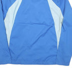 ADIDAS Womens Blue & Light Blue Zip Sports Jacket L Polyester Blend Casual