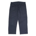 DICKIES Mens Polyester Blend Navy Regular Straight Trousers W38 L29 Workwear Zip