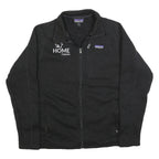 PATAGONIA Mens Black Workwear Jacket M Polyester Zip Plain Lightweight Warm