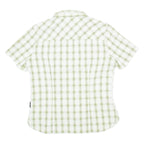 JACK WOLFSKIN Womens Shirt Green Check M