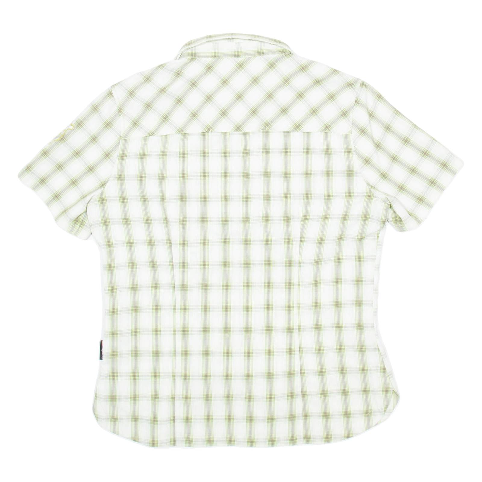 JACK WOLFSKIN Womens Shirt Green Check M