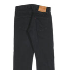 LEVI'S 501 BIG E Mens Jeans Black Regular Straight Denim Raw W30 L28 Classic Fit