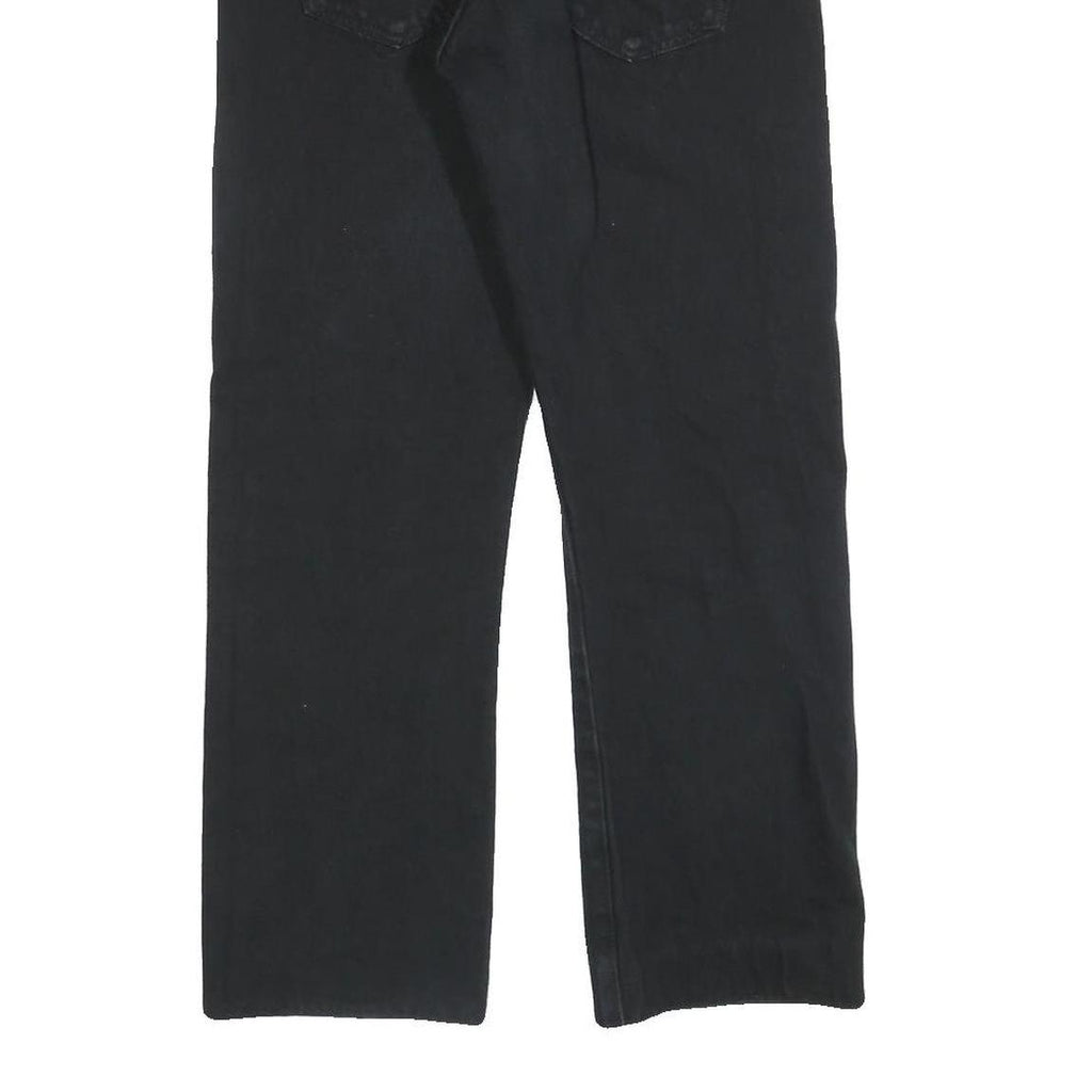 LEVI'S 501 BIG E Mens Jeans Black Regular Straight Denim Raw W30 L28 Classic Fit