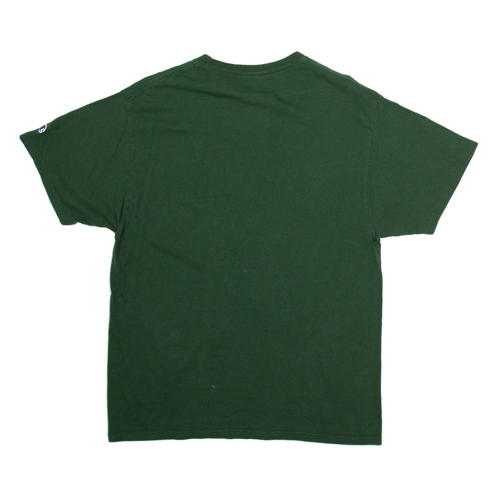 CHAMPION Wayne State Football Mens T-Shirt Green USA L