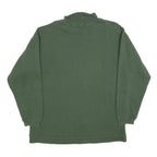 YES OR NO Mens Green Cotton Blend Crew Neck S Sweatshirt Graphic Print