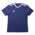 ADIDAS Mens Blue & White Classic T-Shirt M Short Sleeve Crew Neck Sportswear