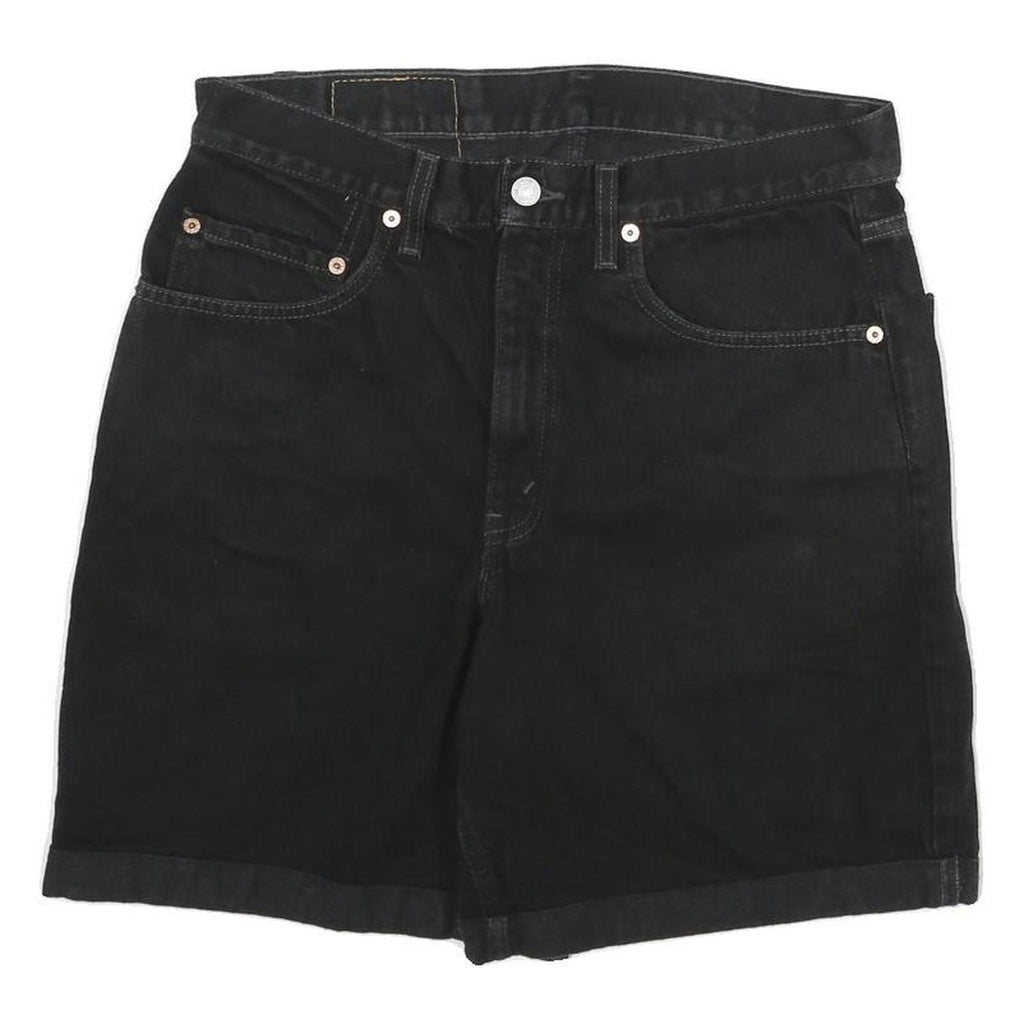 LEVI'S Mens Shorts Black Cotton Blend Casual XL W32 Classic Fit Denim