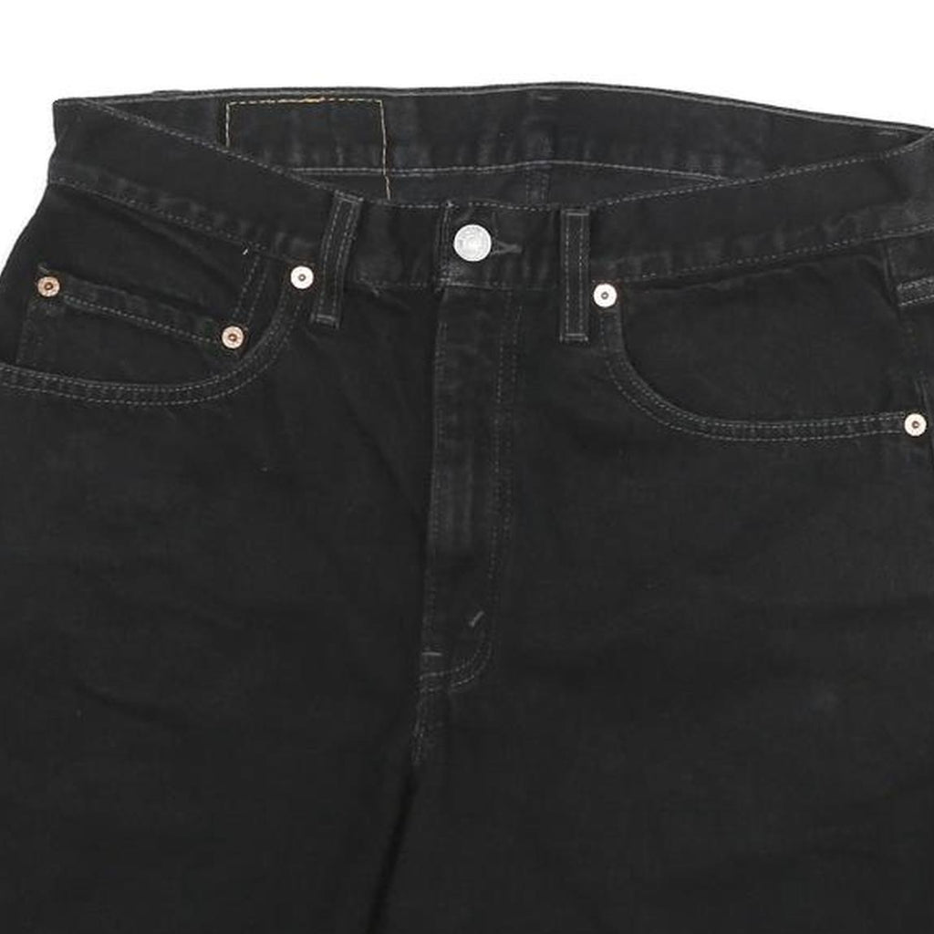 LEVI'S Mens Shorts Black Cotton Blend Casual XL W32 Classic Fit Denim