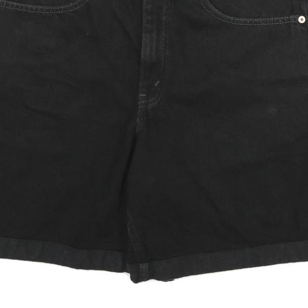 LEVI'S Mens Shorts Black Cotton Blend Casual XL W32 Classic Fit Denim