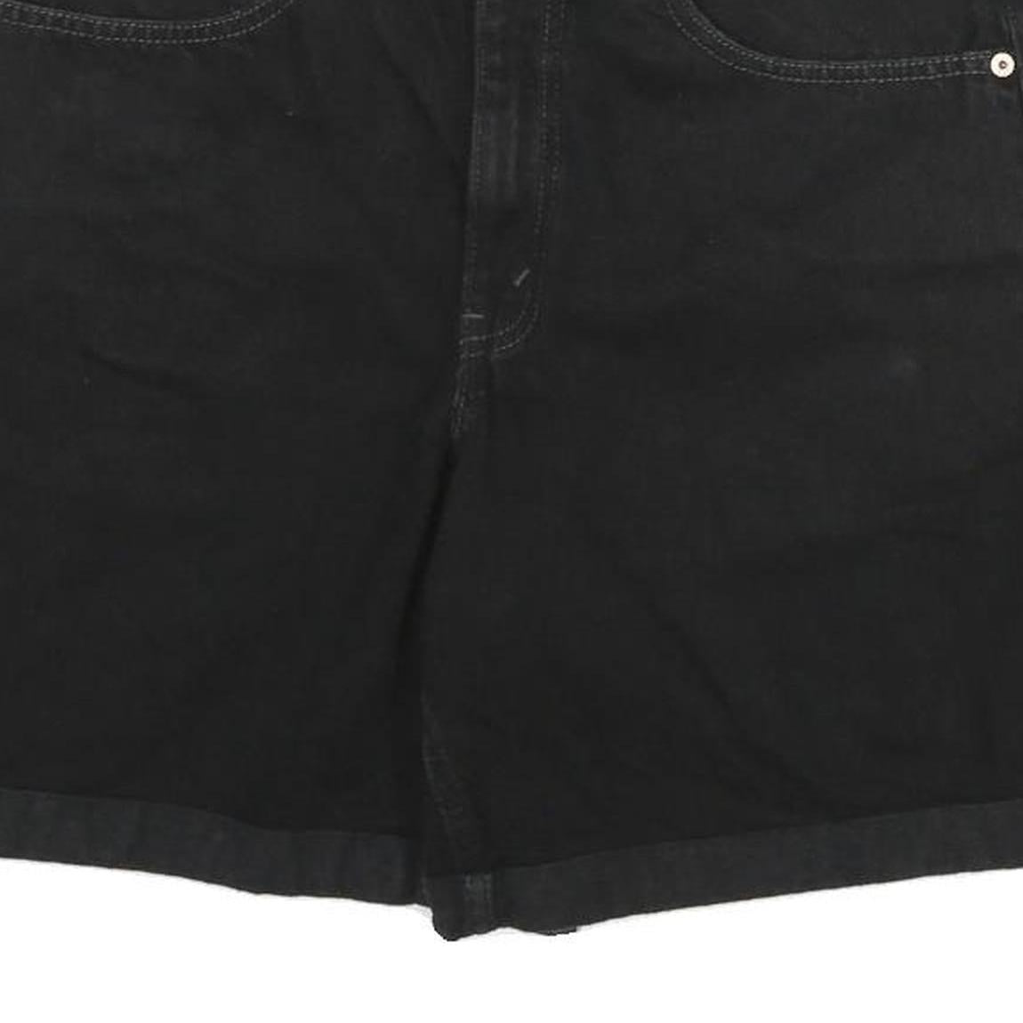 LEVI'S Mens Shorts Black Cotton Blend Casual XL W32 Classic Fit Denim