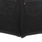 LEVI'S Mens Shorts Black Cotton Blend Casual XL W32 Classic Fit Denim