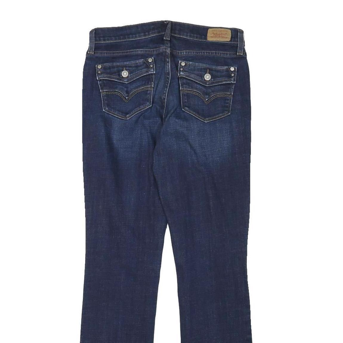 LEVI'S 505 Womens Jeans Blue Regular Straight Denim Medium W28 L30 Classic Fit