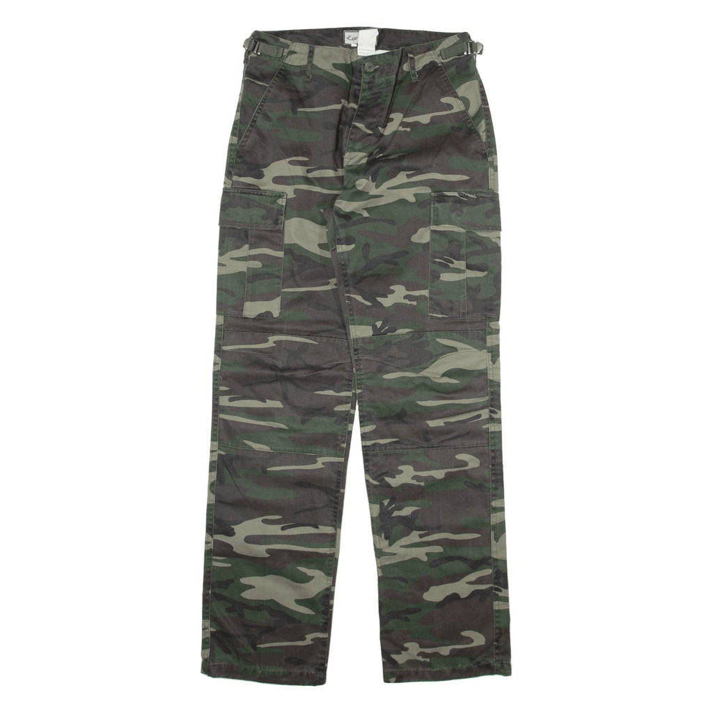 ESSE EMME Camo Cargo Womens Trousers Green Regular Straight W30 L33