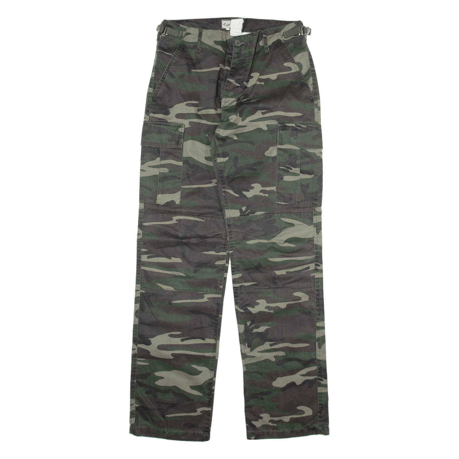 ESSE EMME Camo Cargo Womens Trousers Green Regular Straight W30 L33