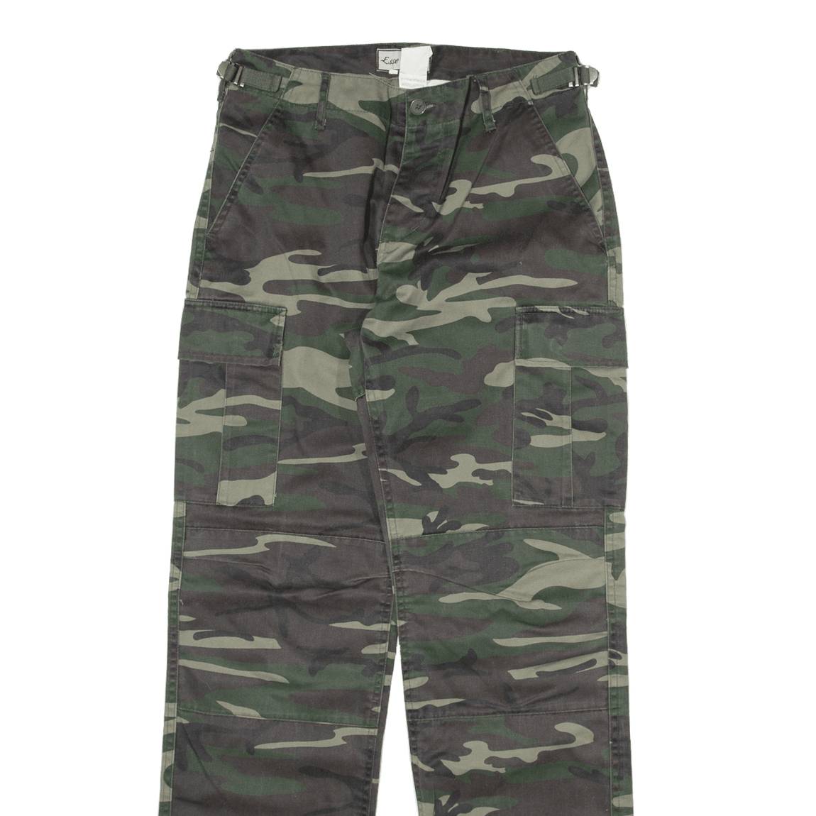 ESSE EMME Camo Cargo Womens Trousers Green Regular Straight W30 L33