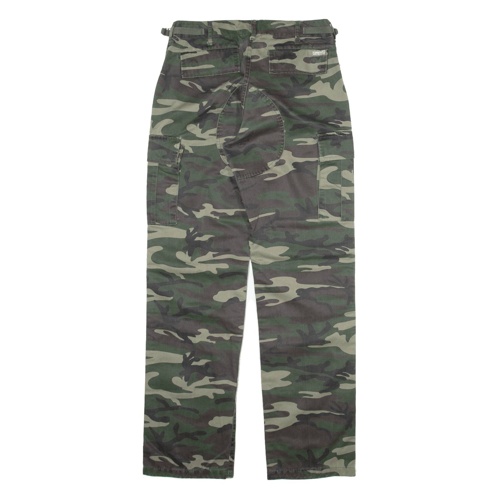 ESSE EMME Camo Cargo Womens Trousers Green Regular Straight W30 L33