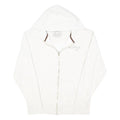 HARD ROCK CAFE Girls White Zip Hoodie L Cotton Blend Casual Pullover