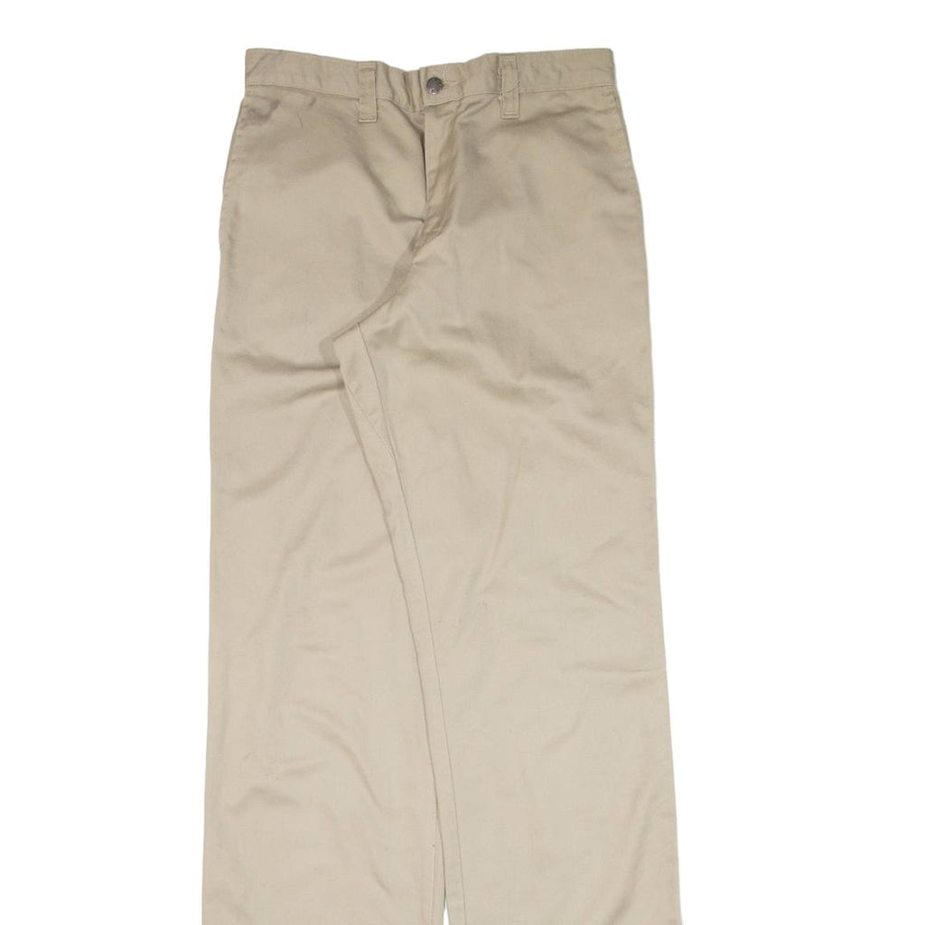 DICKIES Workwear Mens Trousers Beige Relaxed Straight W30 L37