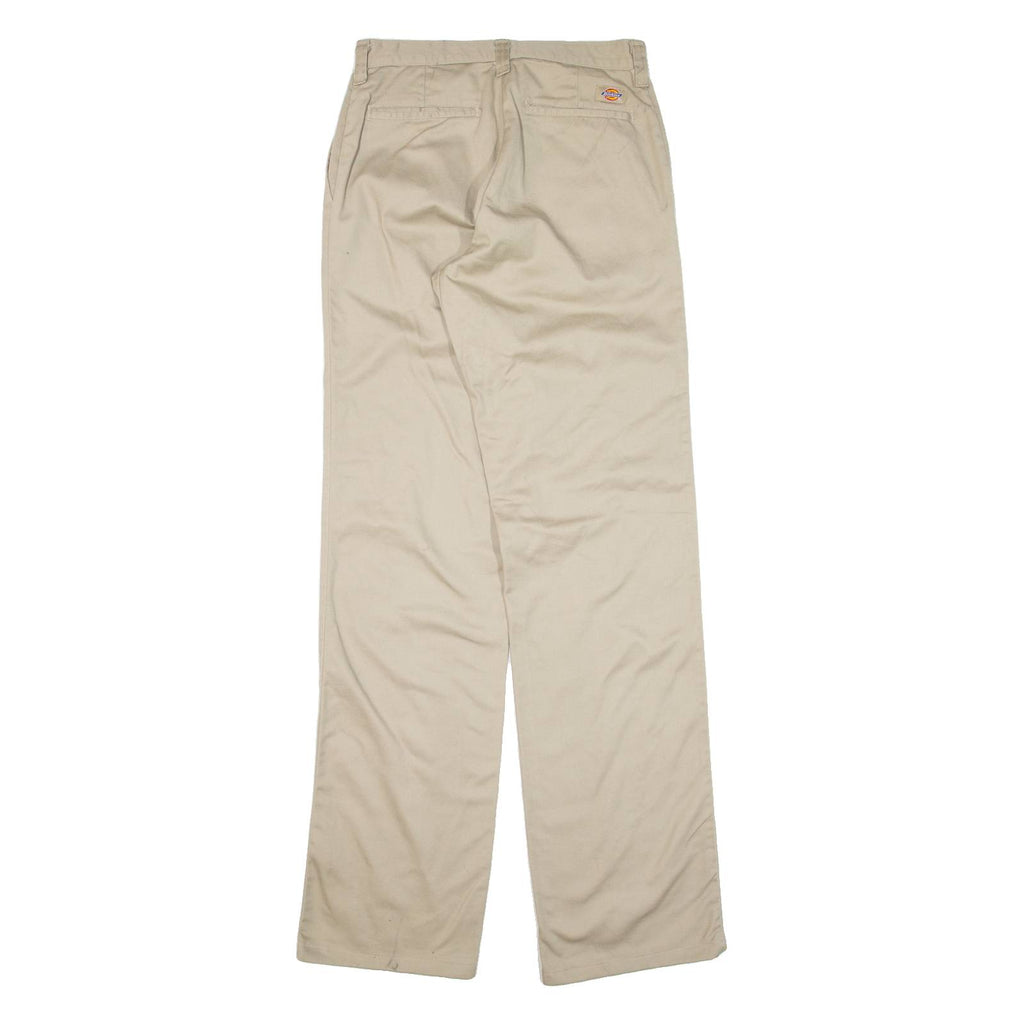 DICKIES Workwear Mens Trousers Beige Relaxed Straight W30 L37