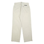BIG STAR Womens Relaxed Beige Cotton Blend Zip Trousers W32 L30 Casual