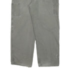 CARHARTT Mens Cotton Blend Grey Relaxed Straight Trousers W36 L29 Workwear