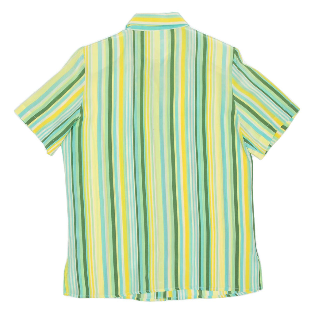 Womens Shirt Green Striped M