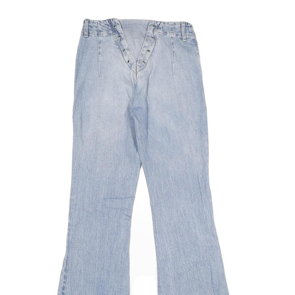 BDG Womens Jeans Blue Regular Flared Denim Light W25 L34 Stylish Vintage